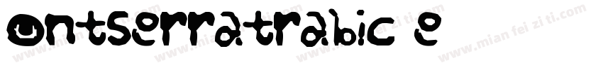 Montserrat-Arabic Re字体转换